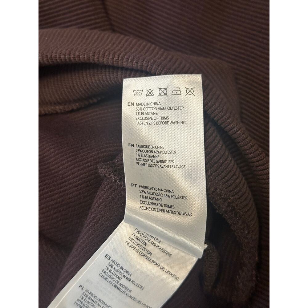 Varley Vine Half-Zip Pullover BROWN/GOLD Medium - Picture 8 of 9